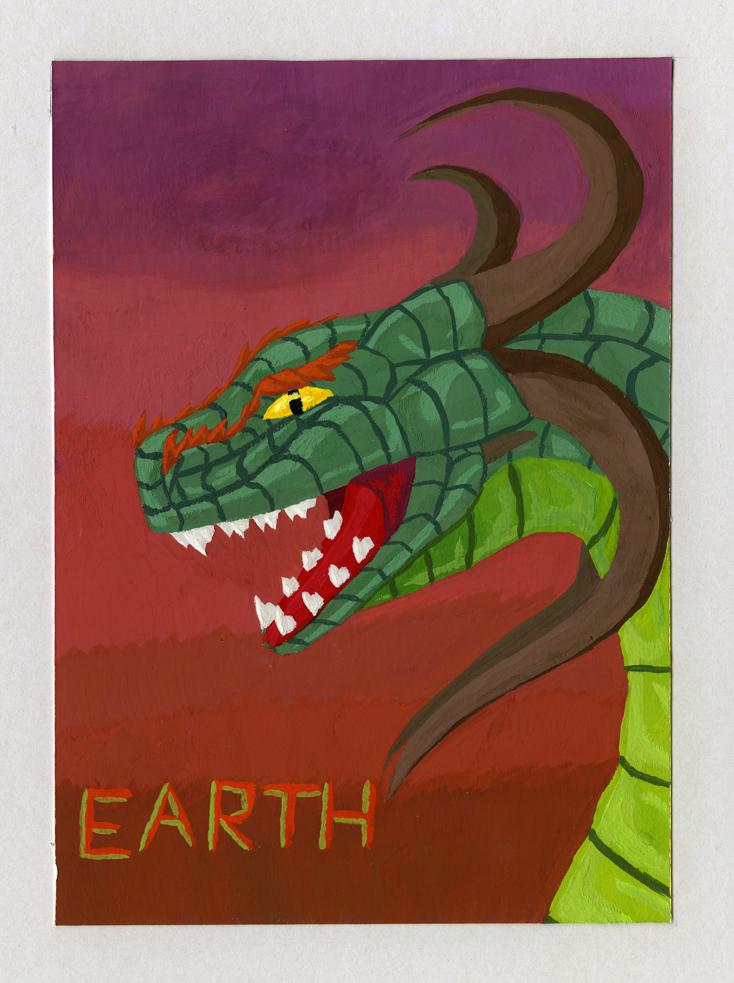 Earth Dragon Painting