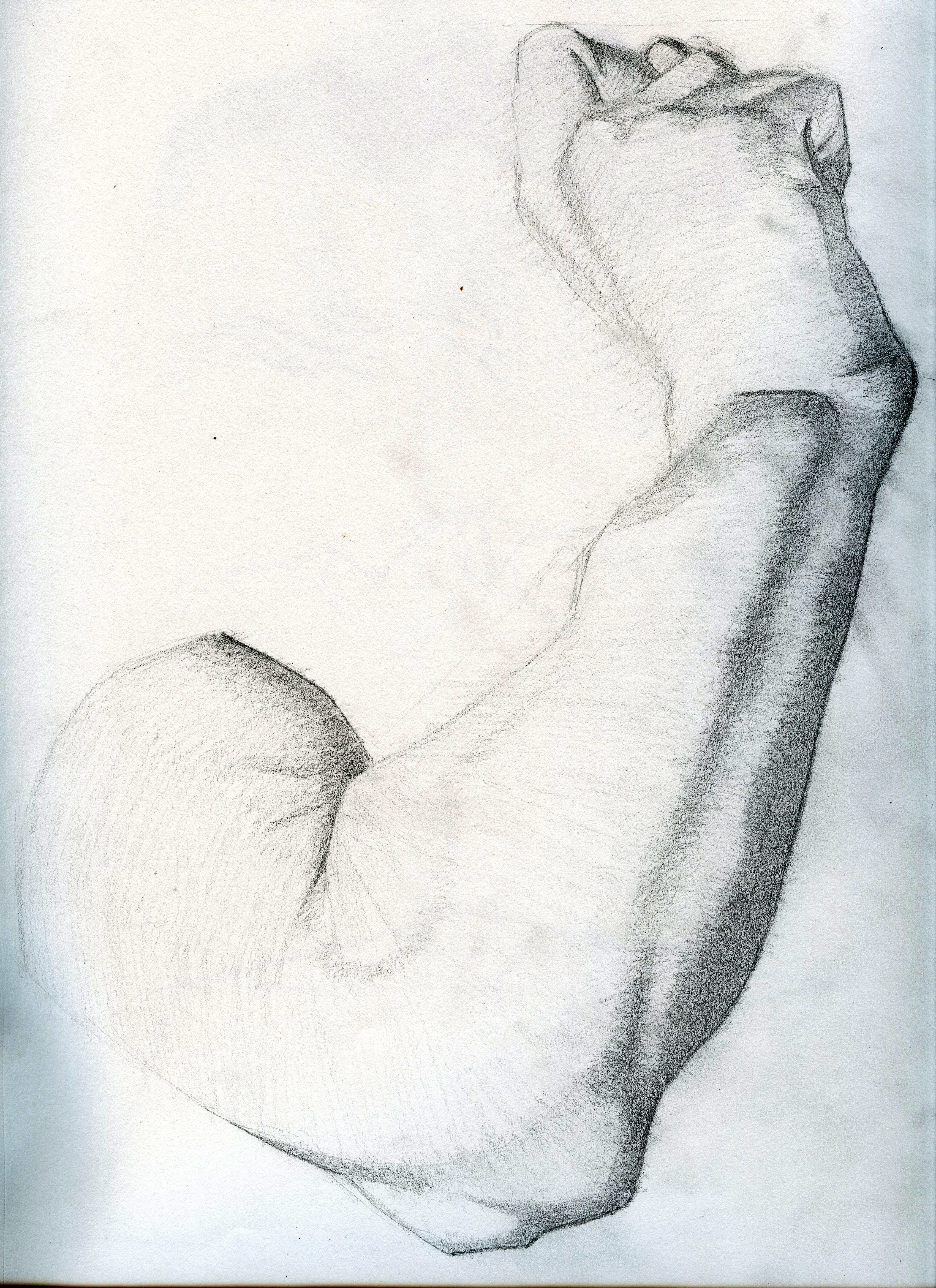 Charcoal drawing