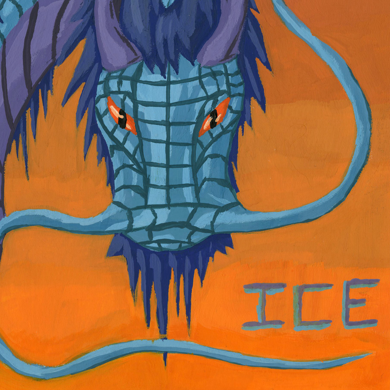 Ice Dragon Painting Thumbnail