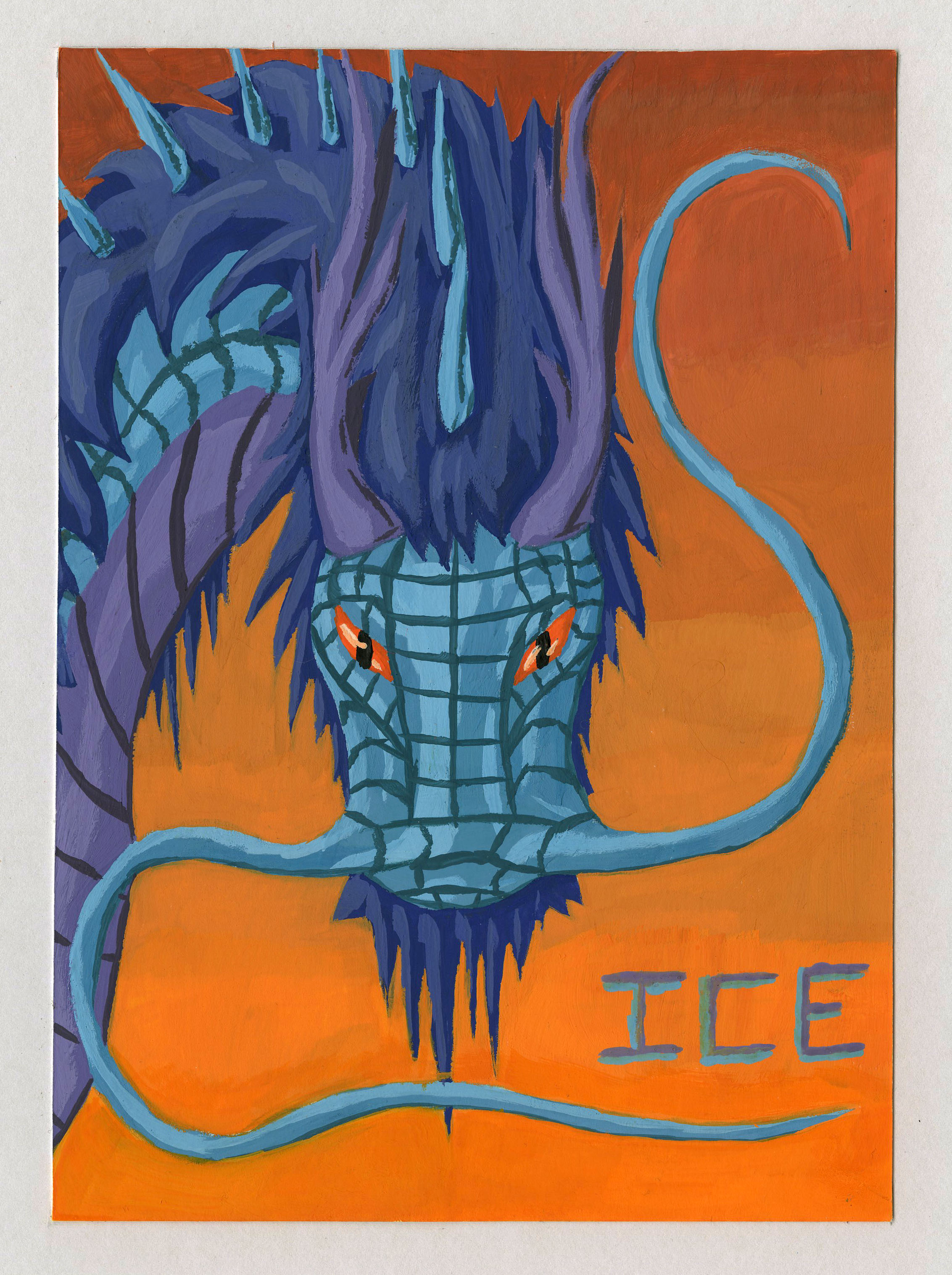 Ice Dragon Painting