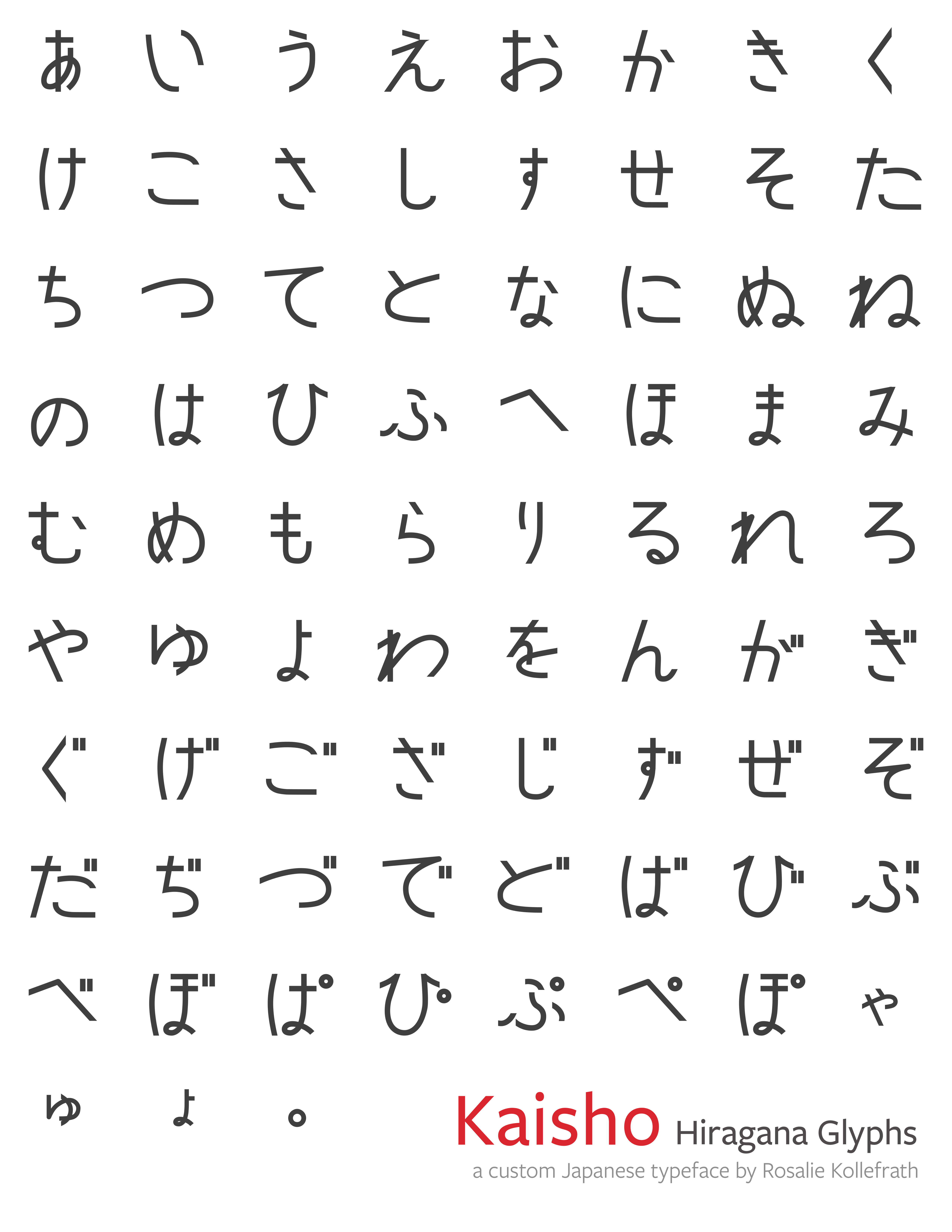 Glyph Poster